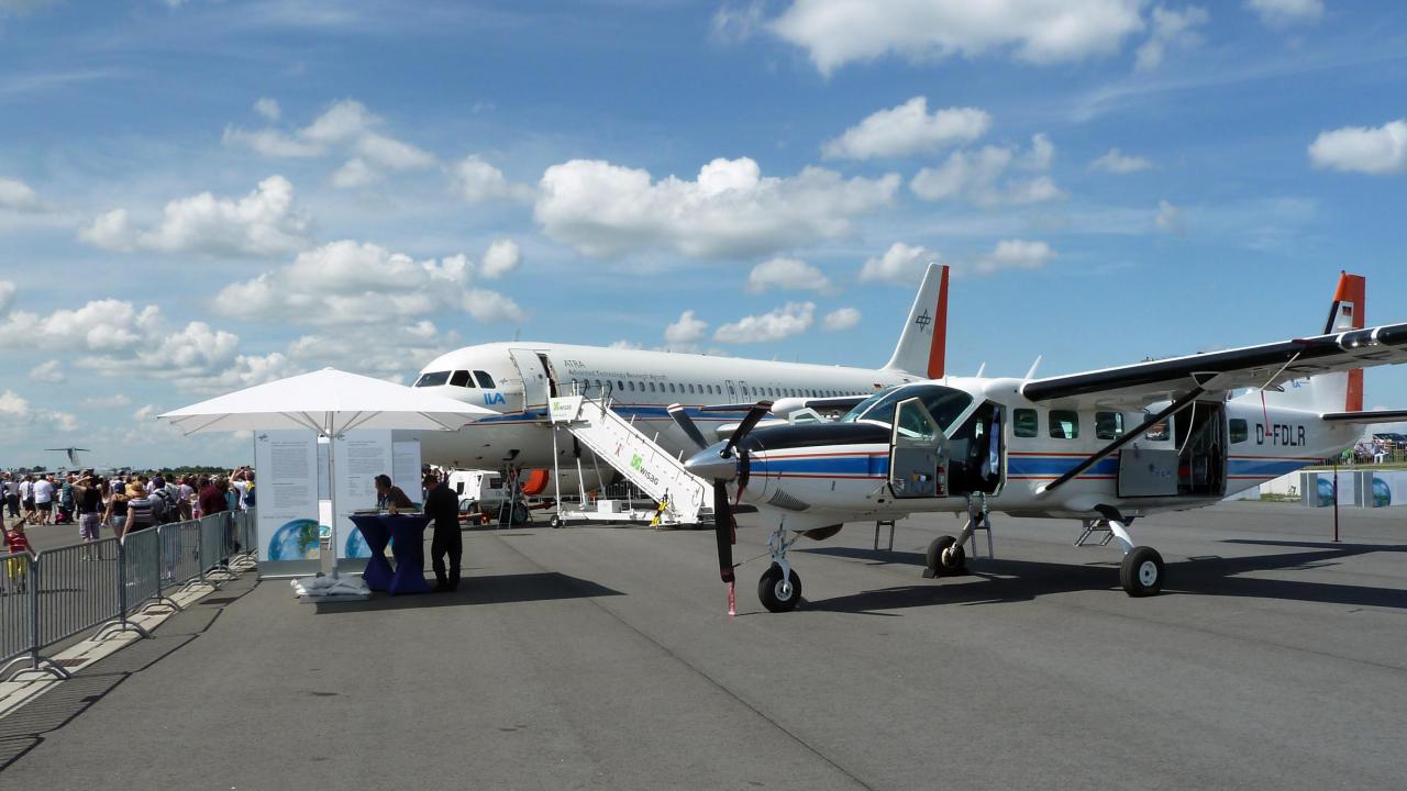Cessna 208B Grand Caravan and VABENE++ at the ILA 2014