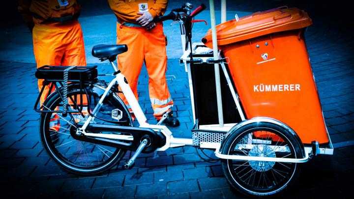 Fahrrad der Hamburger Stadtreinigung