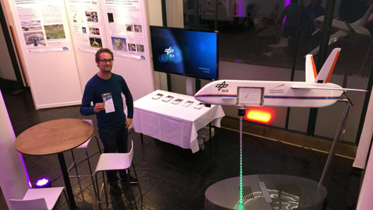 Information desk at the Science Days Munich