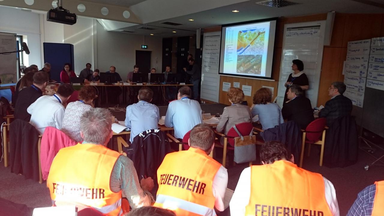 The city of Duisburg’s crisis management drill and outside observers
