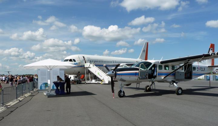 Cessna 208B Grand Caravan and VABENE++ at the ILA 2014