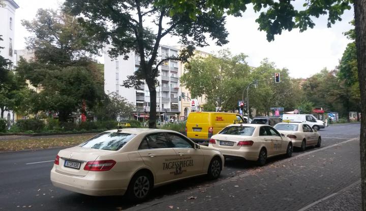 Ein Taxi-Flottenversuch in Berlin