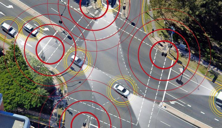 Modellarische Kommunikation zwischen autonom fahrenden Autos und Verkehrsinfrastruktur